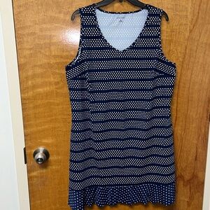 LANDS END Swim Coverup Dress 1X 16W-18W
